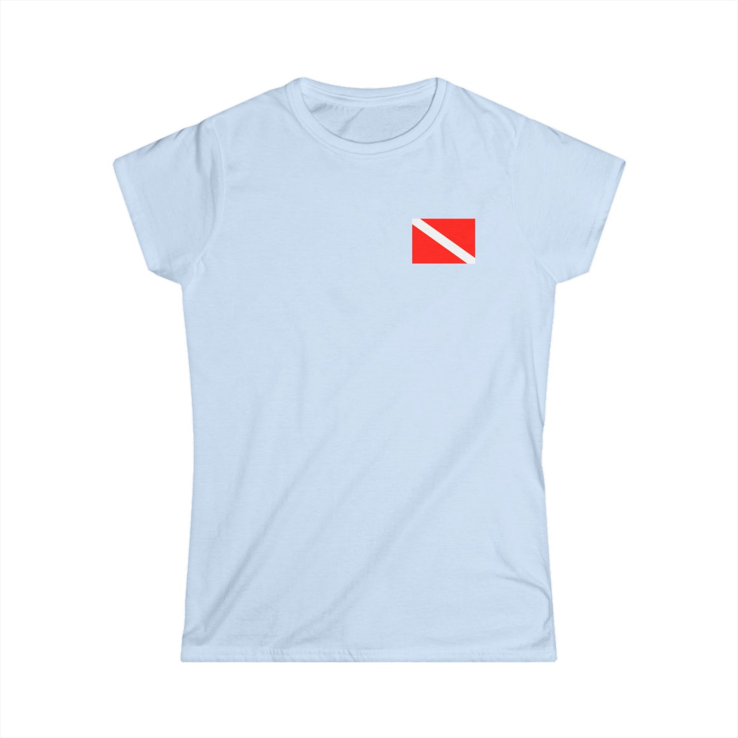 Women's Tee: Save a Reef! Eat a Lionfish - Scuba Flag
