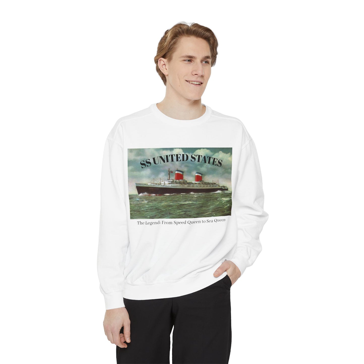 SS United States - Sweatshirt. Speed Queen to Sea Queen
