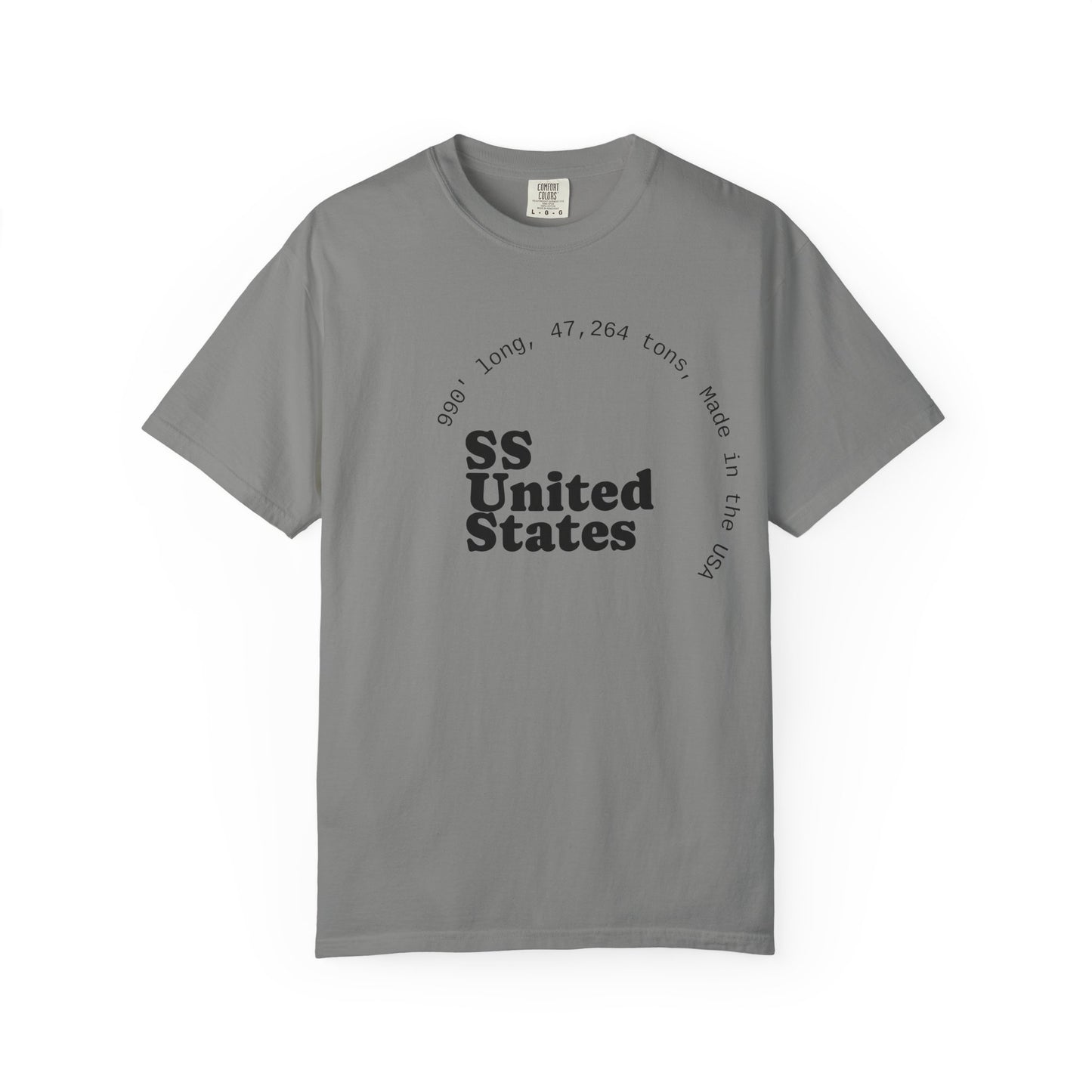 SS United States T-shirt - Largest Artificial Reef - Blue Riband Winner