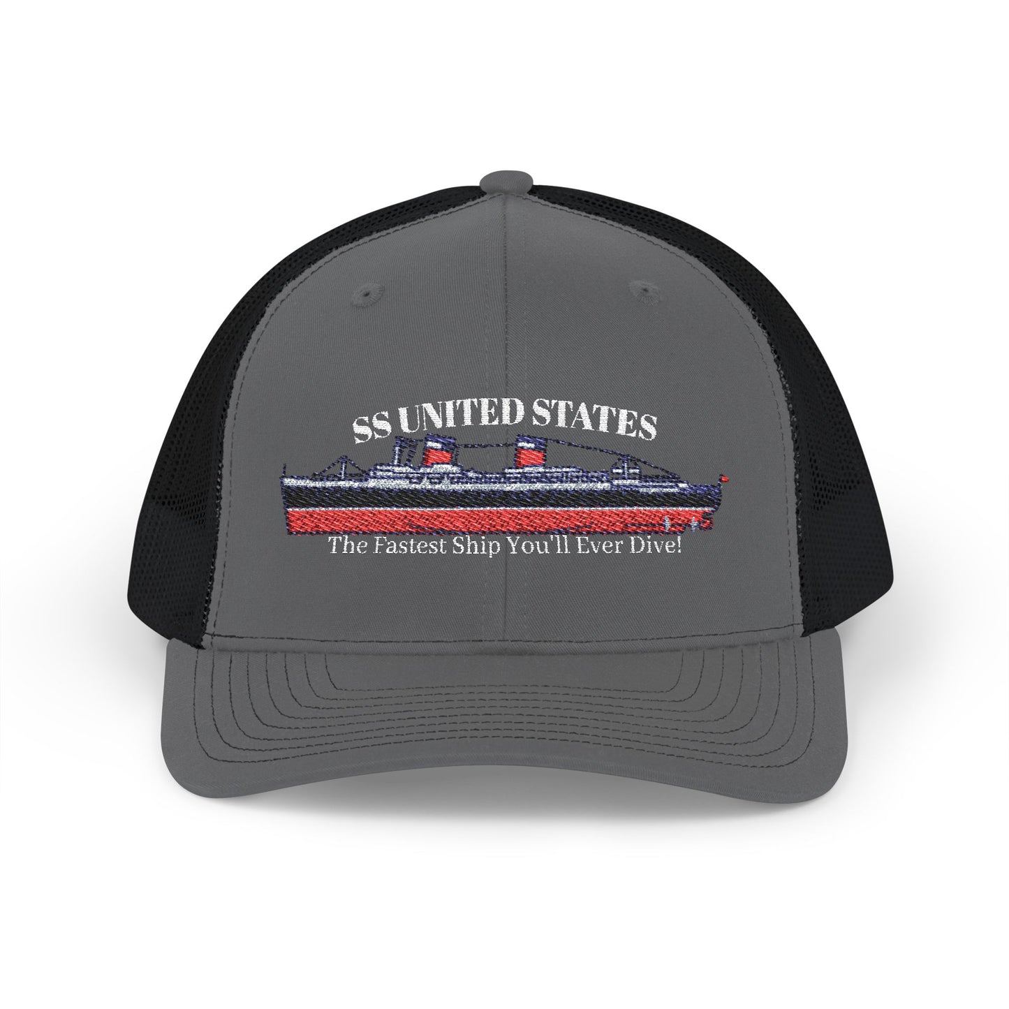 SS United States Trucker Cap "Fastest Ship You'll Ever Dive"