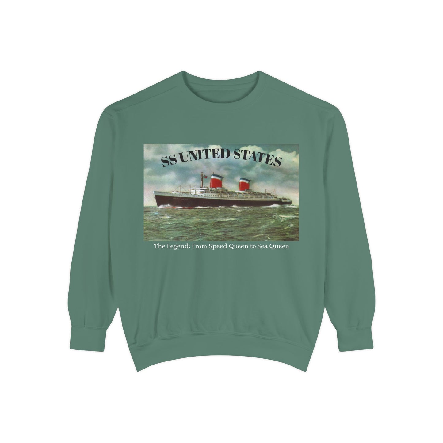 SS United States - Sweatshirt, The Legend, Speed Queen to Sea Queen
