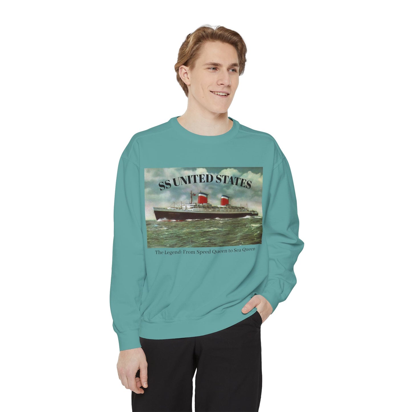 SS United States - Sweatshirt. Speed Queen to Sea Queen