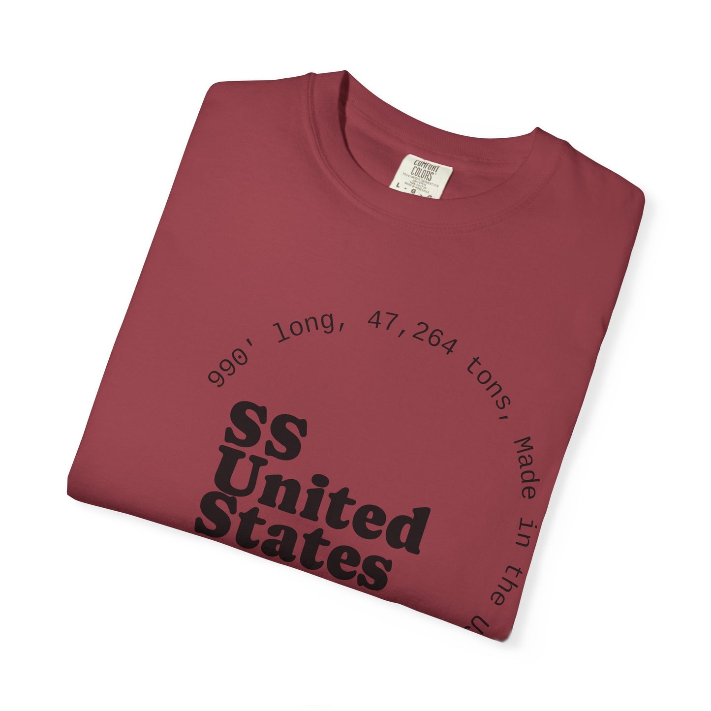 SS United States T-shirt - Largest Artificial Reef - Blue Riband Winner
