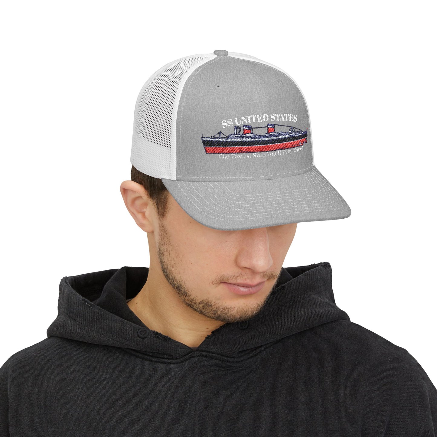SS United States Trucker Cap "Fastest Ship You'll Ever Dive"