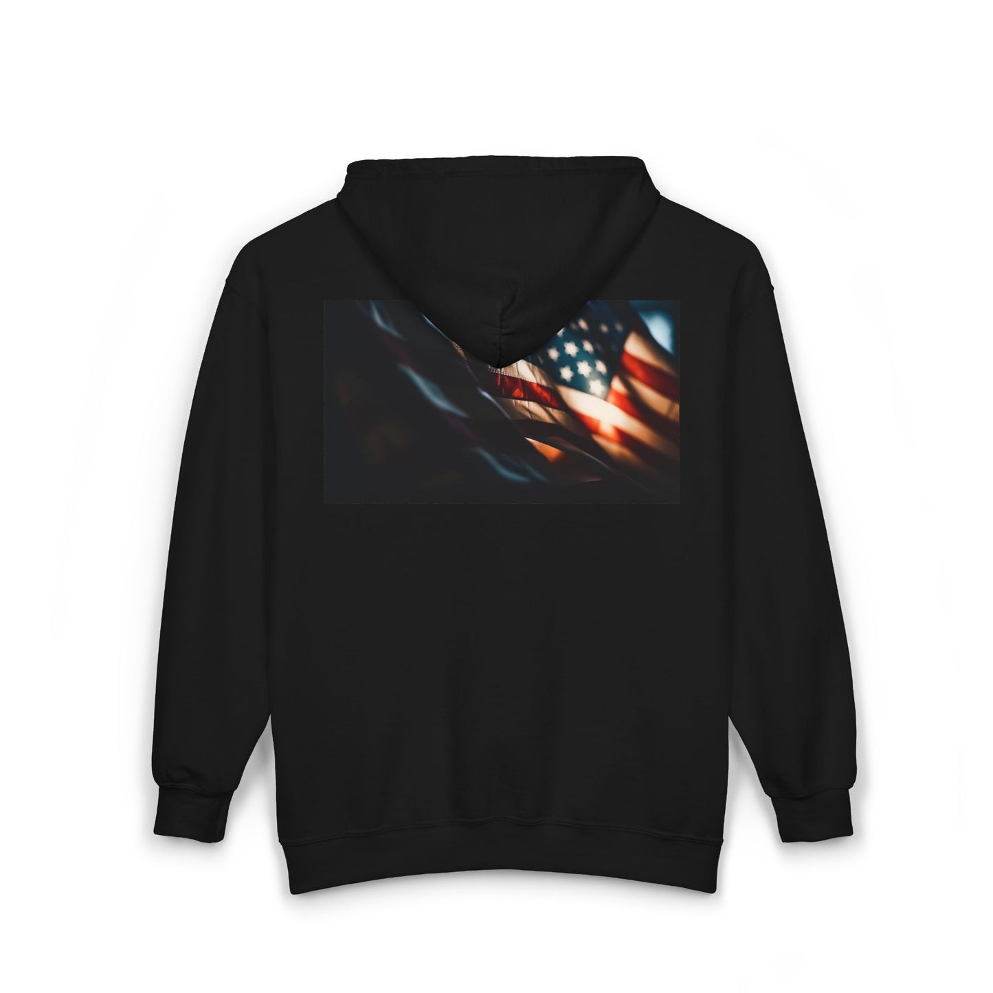 US Flag - Discovery Dive World - Full Zip Hooded Sweatshirt