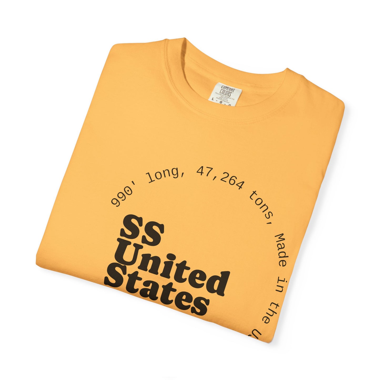 SS United States T-shirt - Largest Artificial Reef - Blue Riband Winner