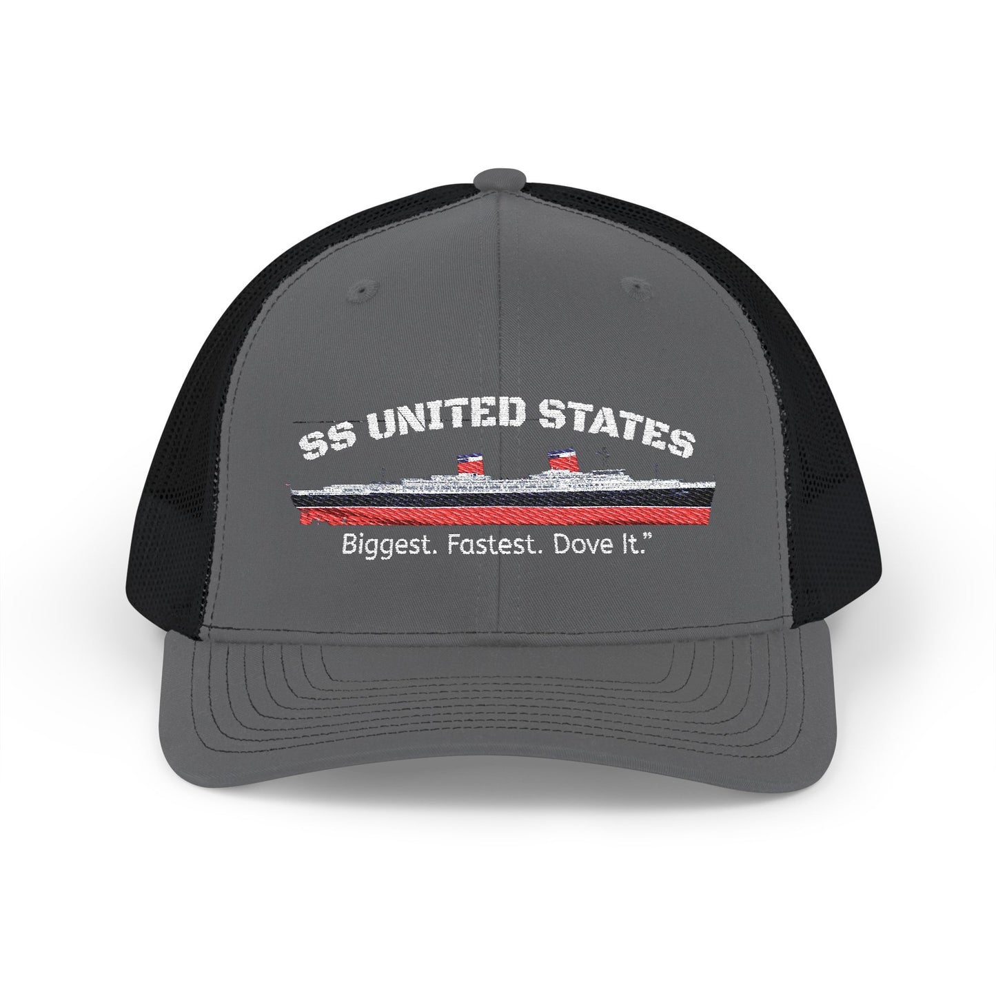 SS United States - Trucker Cap "Biggest. Fastest. Dove It"