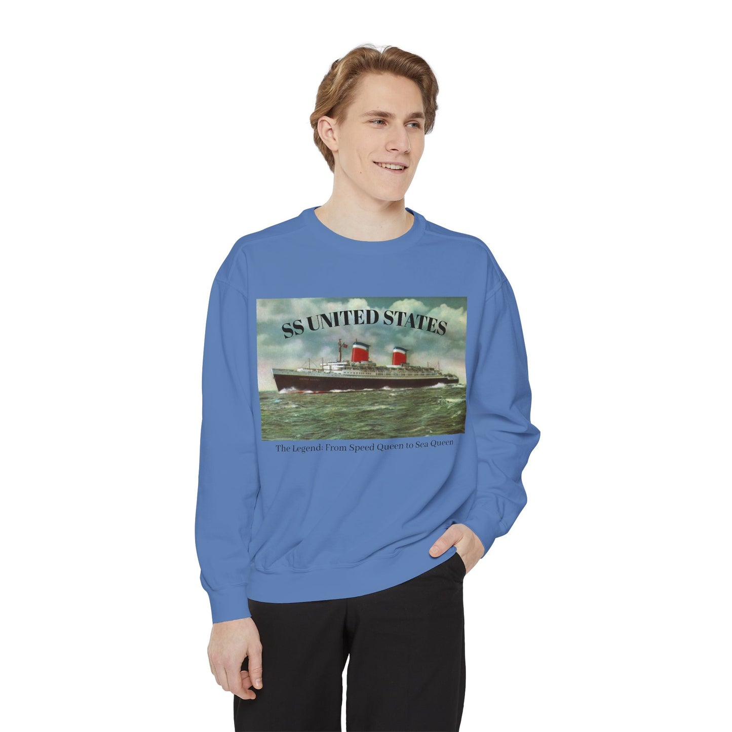 SS United States - Sweatshirt. Speed Queen to Sea Queen