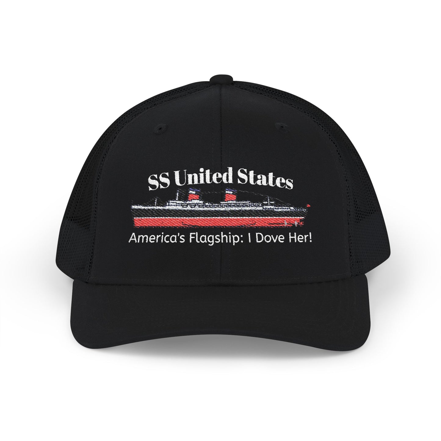 SS United States Trucker Cap - Largest Artificial Reef In the World!
