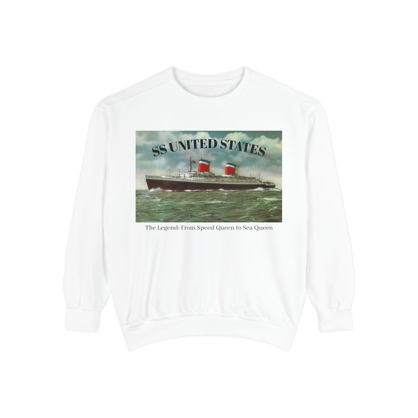 SS United States - Sweatshirt. Speed Queen to Sea Queen
