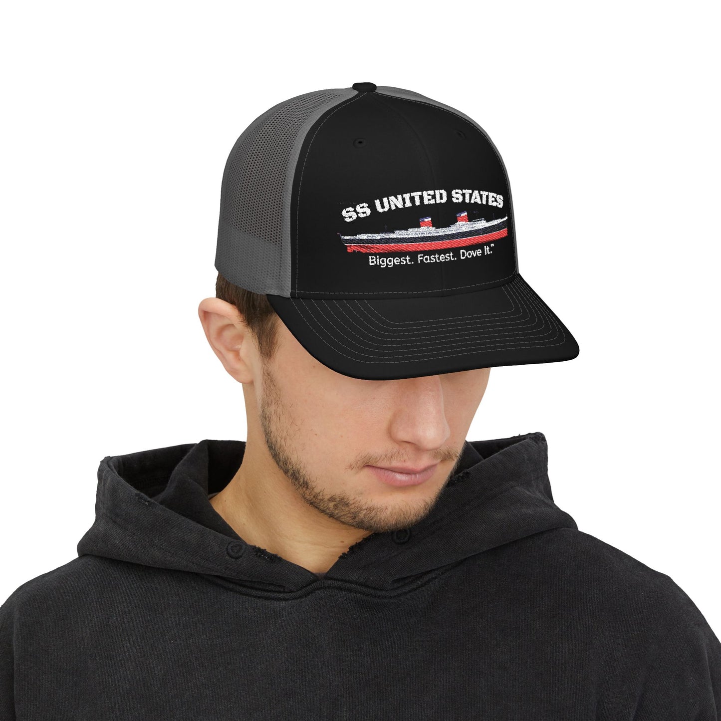 SS United States - Trucker Cap "Biggest. Fastest. Dove It"
