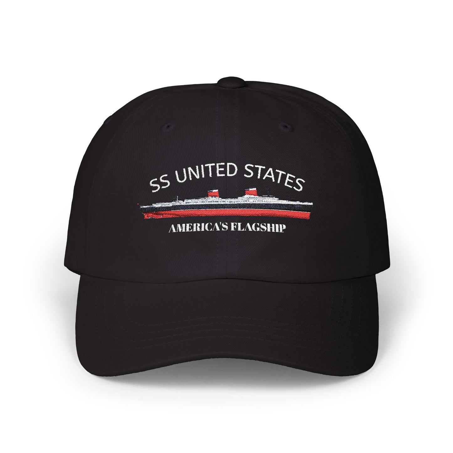 SS UNITED STATES - Classic Dad Cap "AMERICA'S FLAGSHIP"