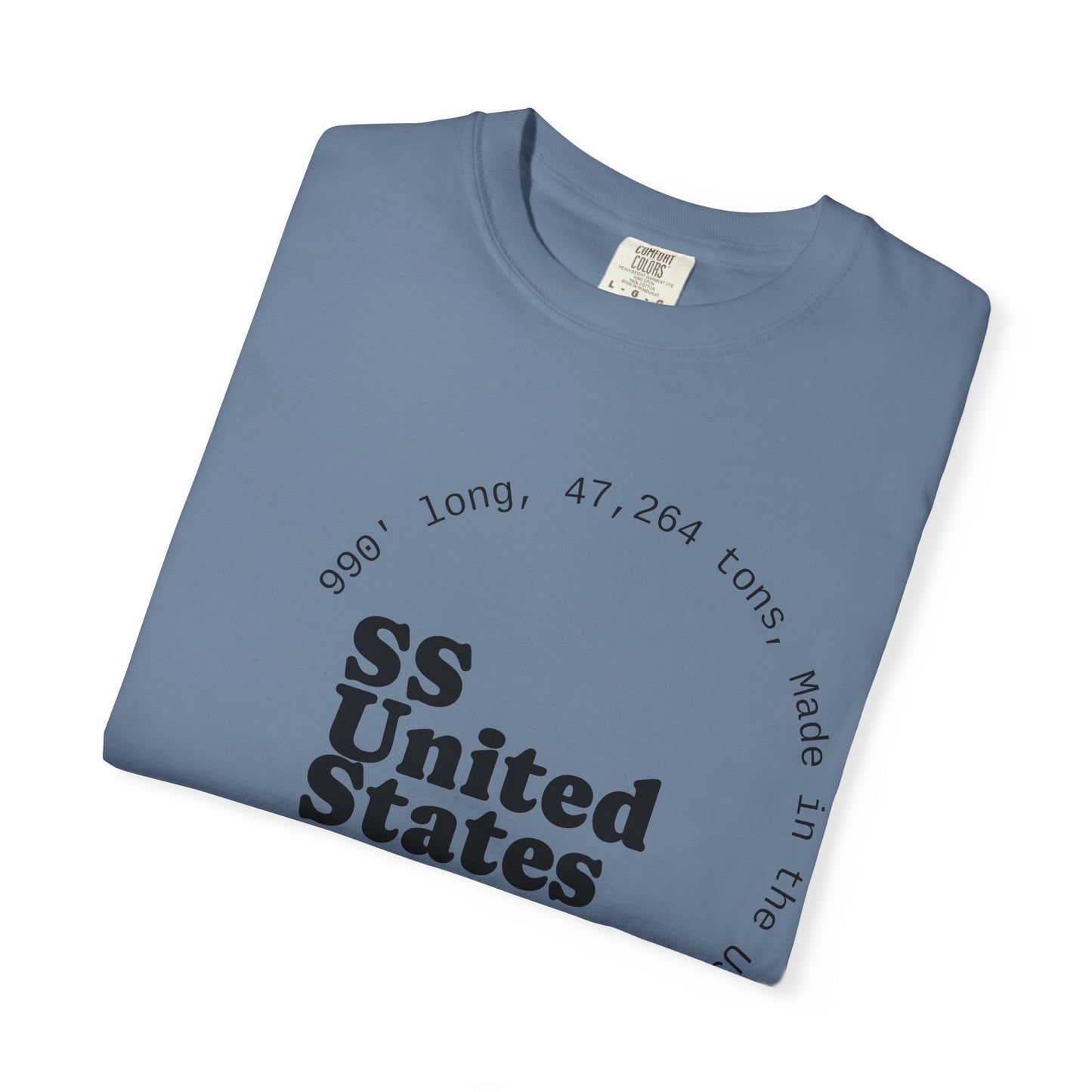 SS United States T-shirt - Largest Artificial Reef - Blue Riband Winner