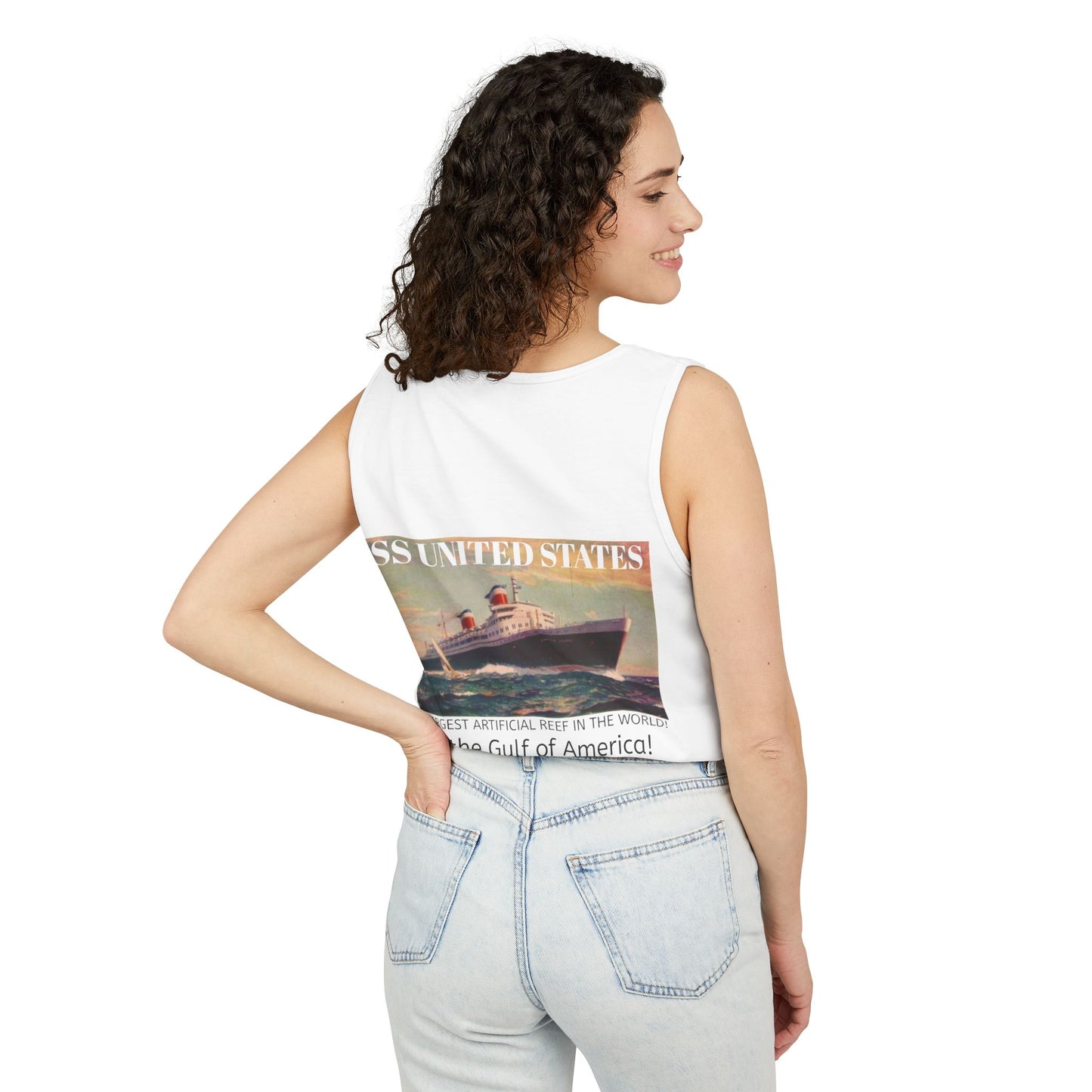 SS United States Tank Top - I Dove her, Gulf of America - Discovery Dive World
