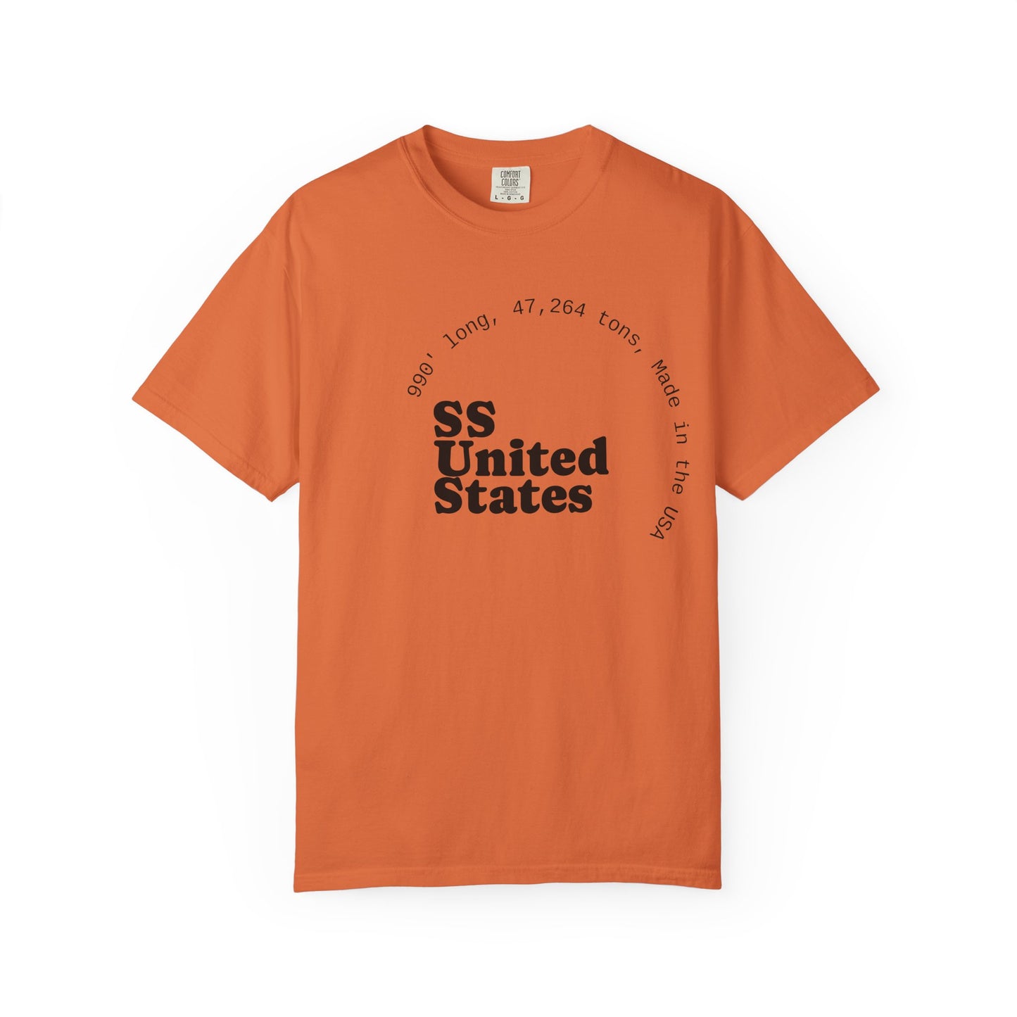 SS United States T-shirt - Largest Artificial Reef - Blue Riband Winner