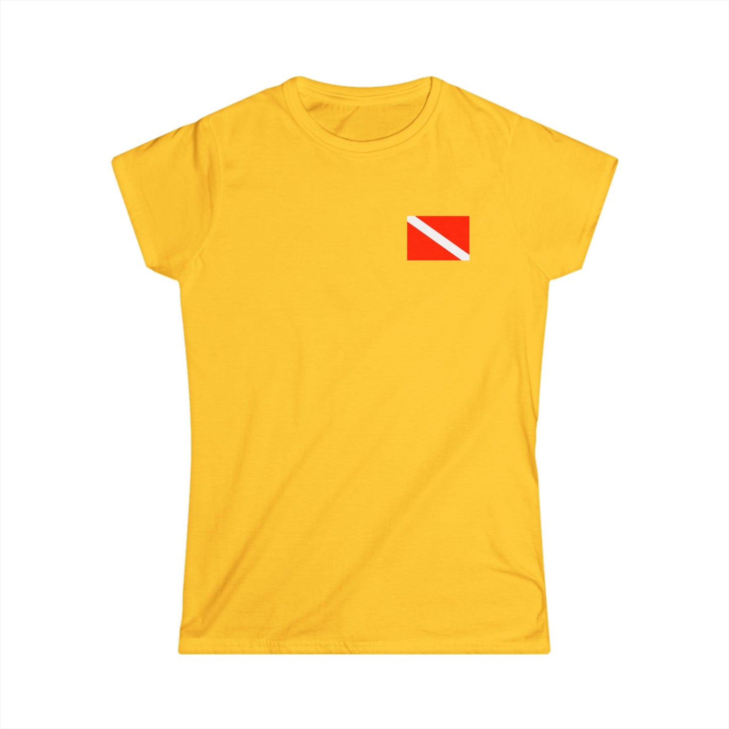 Women's Tee: Save a Reef! Eat a Lionfish - Scuba Flag