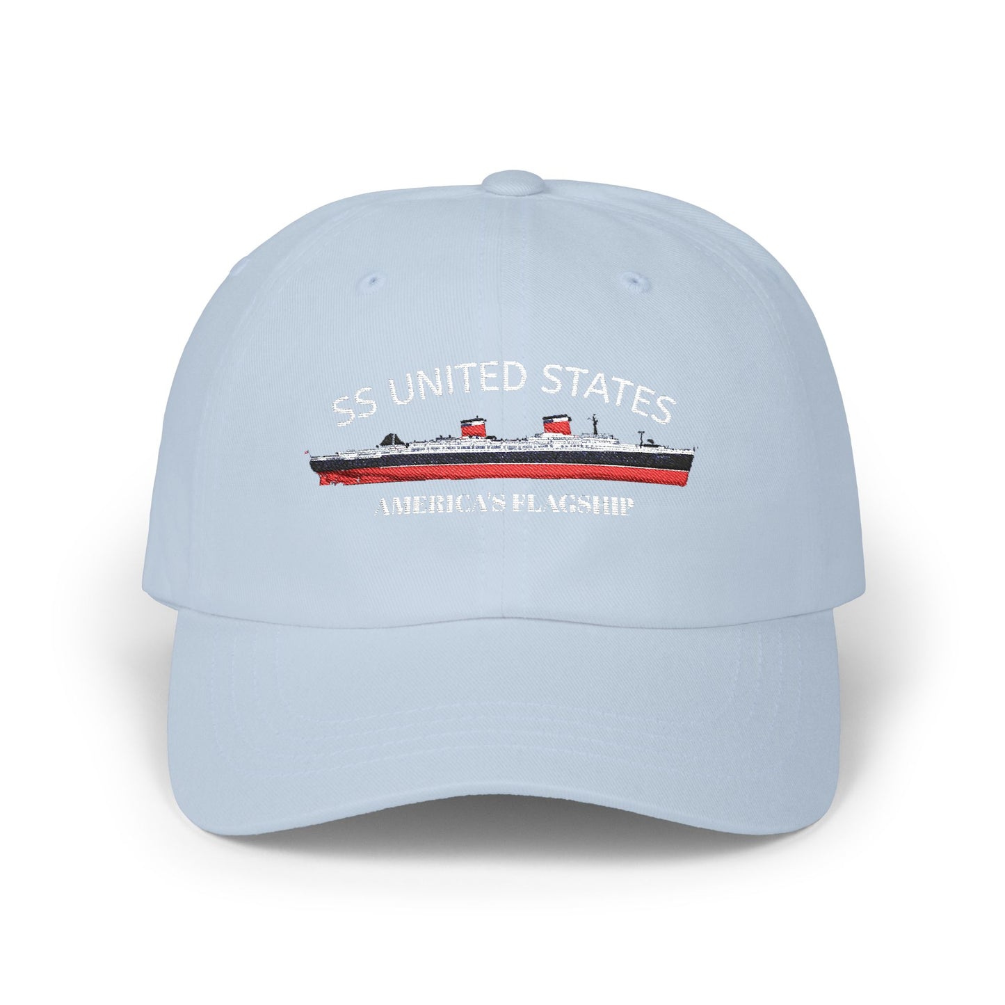 SS UNITED STATES - Classic Dad Cap "AMERICA'S FLAGSHIP"