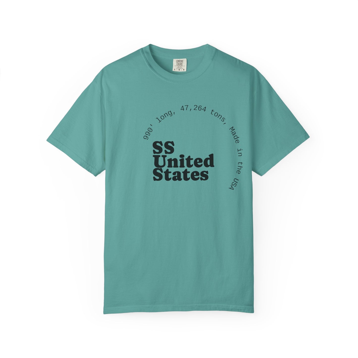 SS United States T-shirt - Largest Artificial Reef - Blue Riband Winner