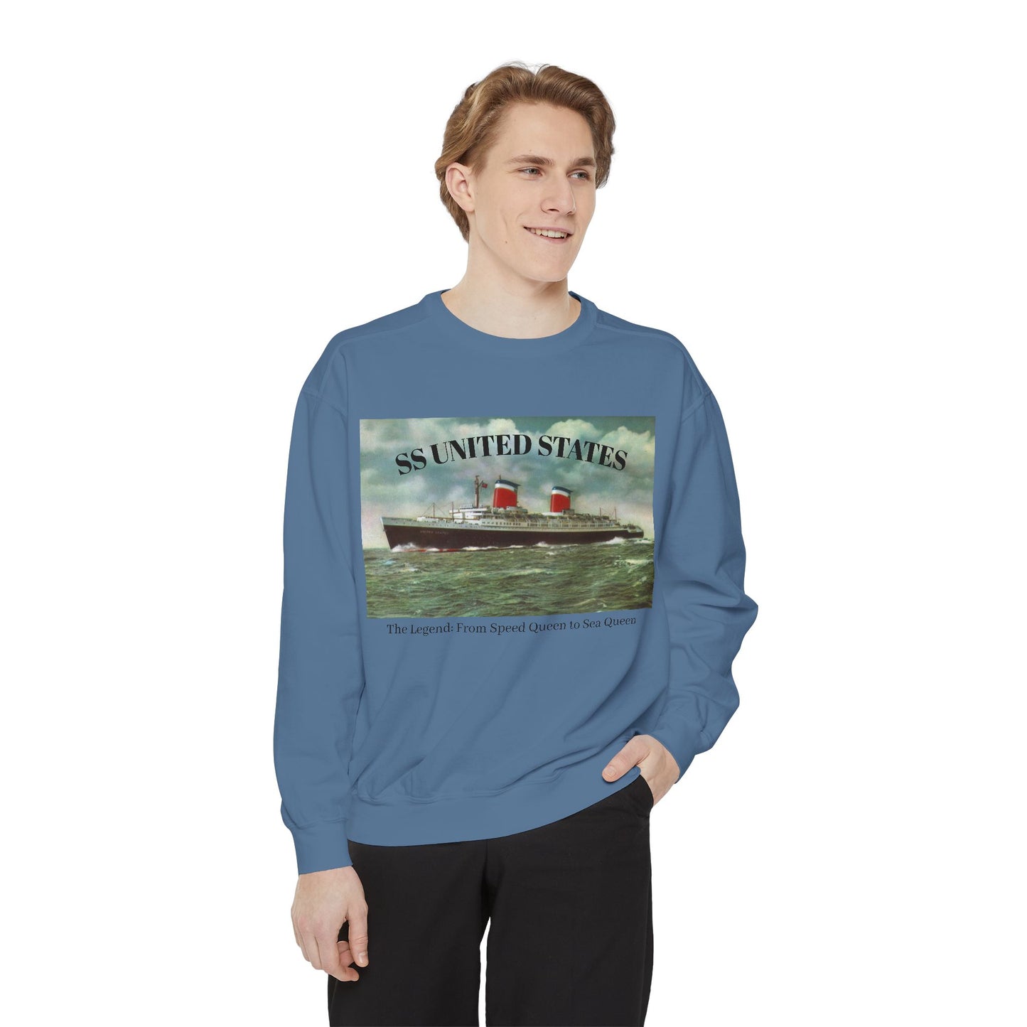 SS United States - Sweatshirt. Speed Queen to Sea Queen