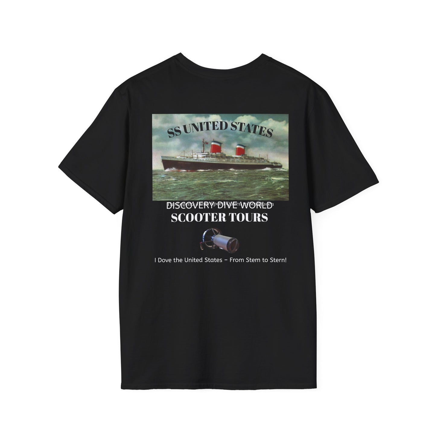 SS United States - Scooter Tours T-Shirt - Discovery Dive World