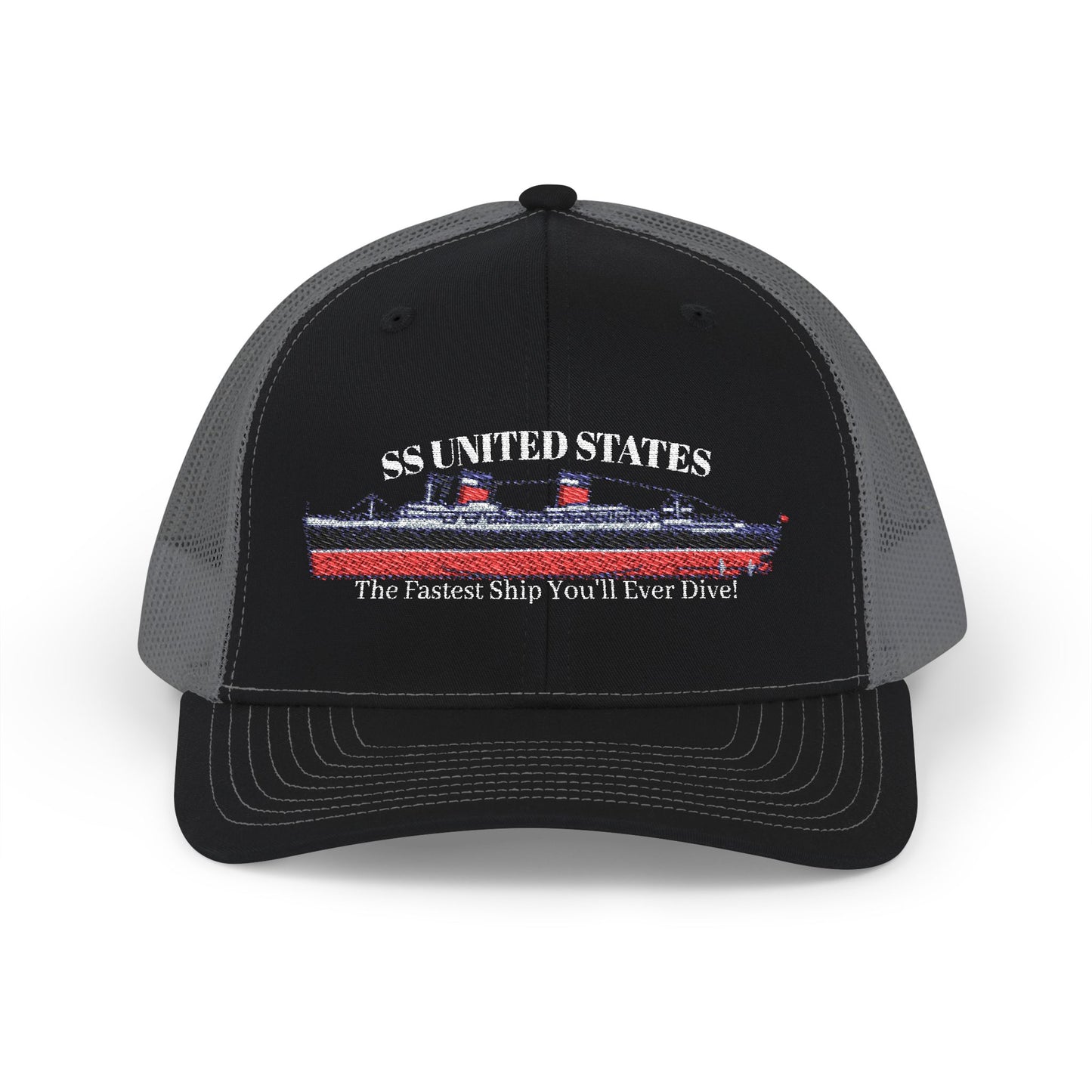 SS United States Trucker Cap "Fastest Ship You'll Ever Dive"