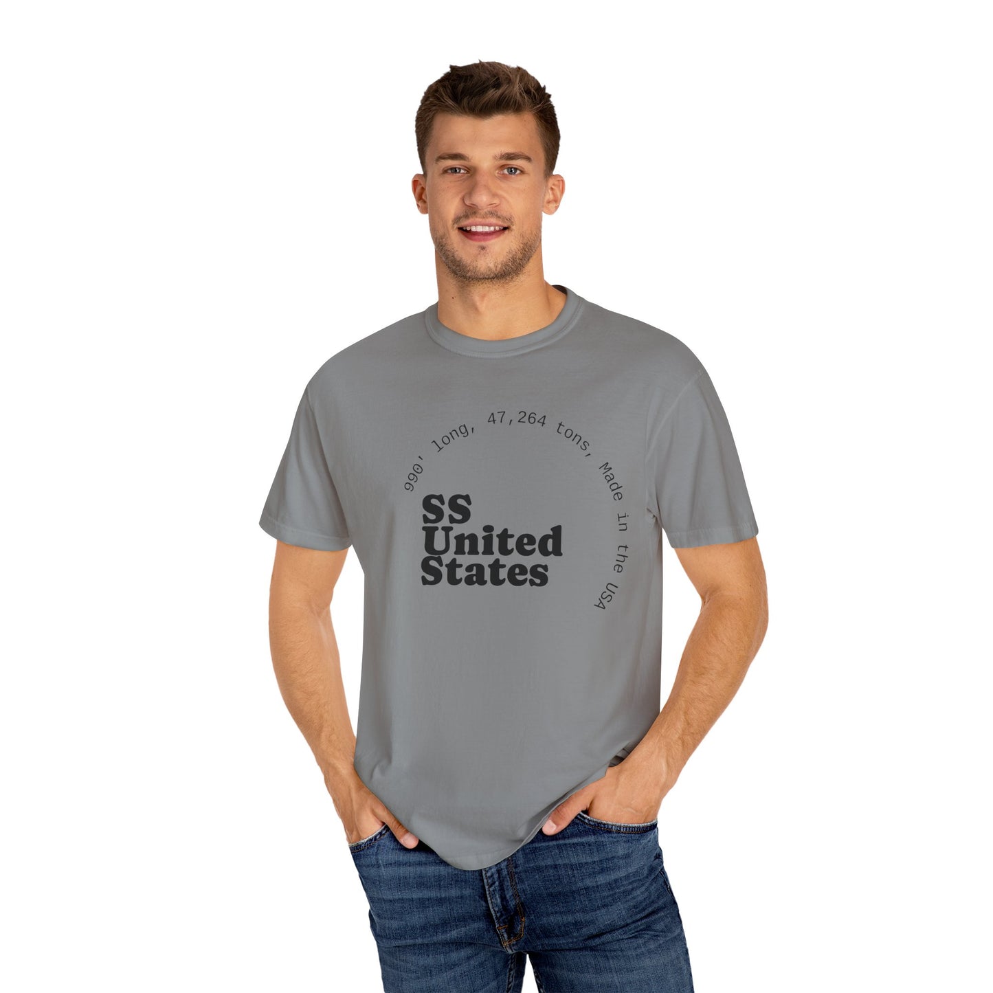 SS United States T-shirt - Largest Artificial Reef - Blue Riband Winner