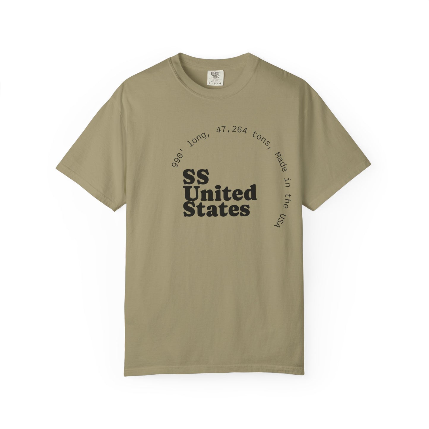 SS United States T-shirt - Largest Artificial Reef - Blue Riband Winner