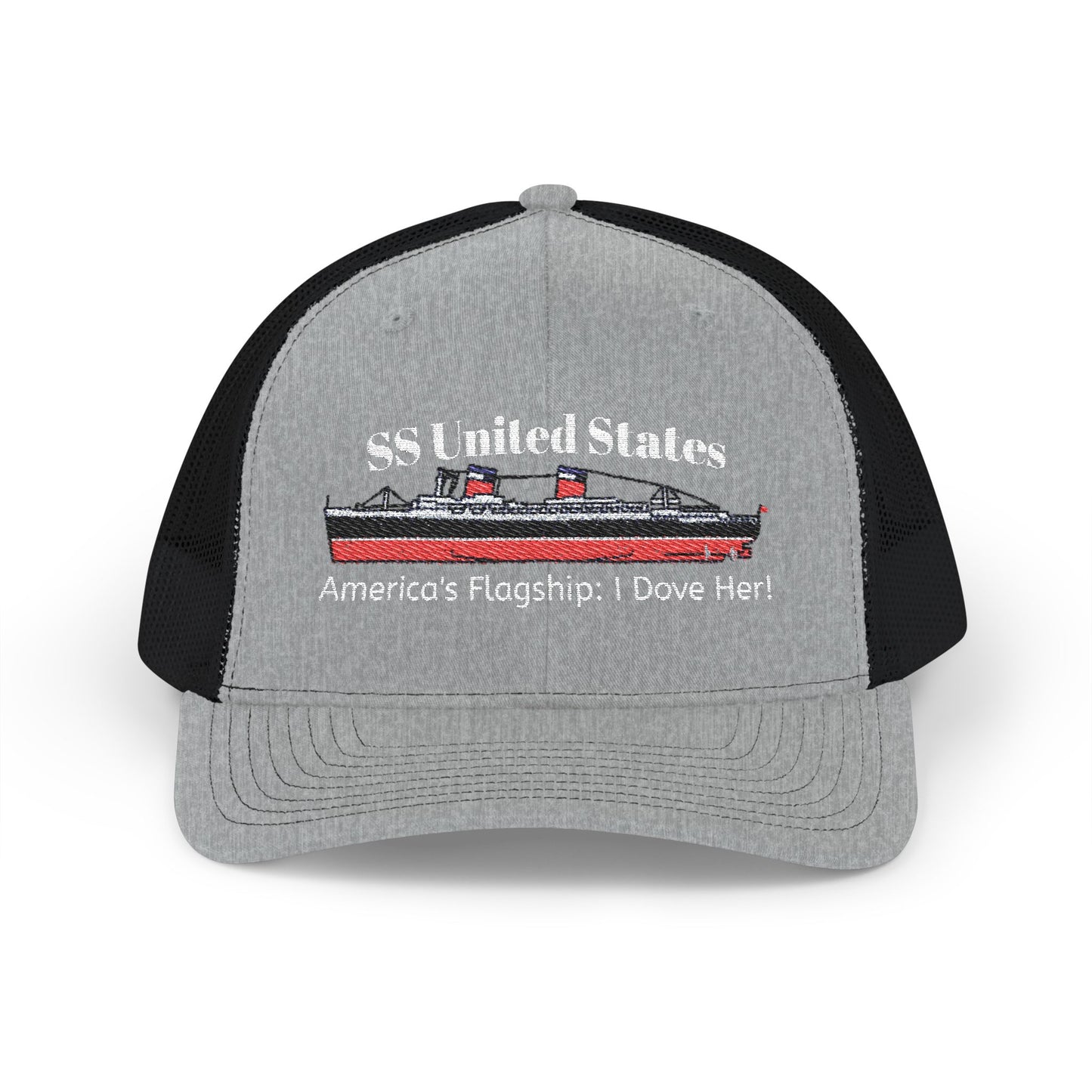SS United States Trucker Cap - Largest Artificial Reef In the World!