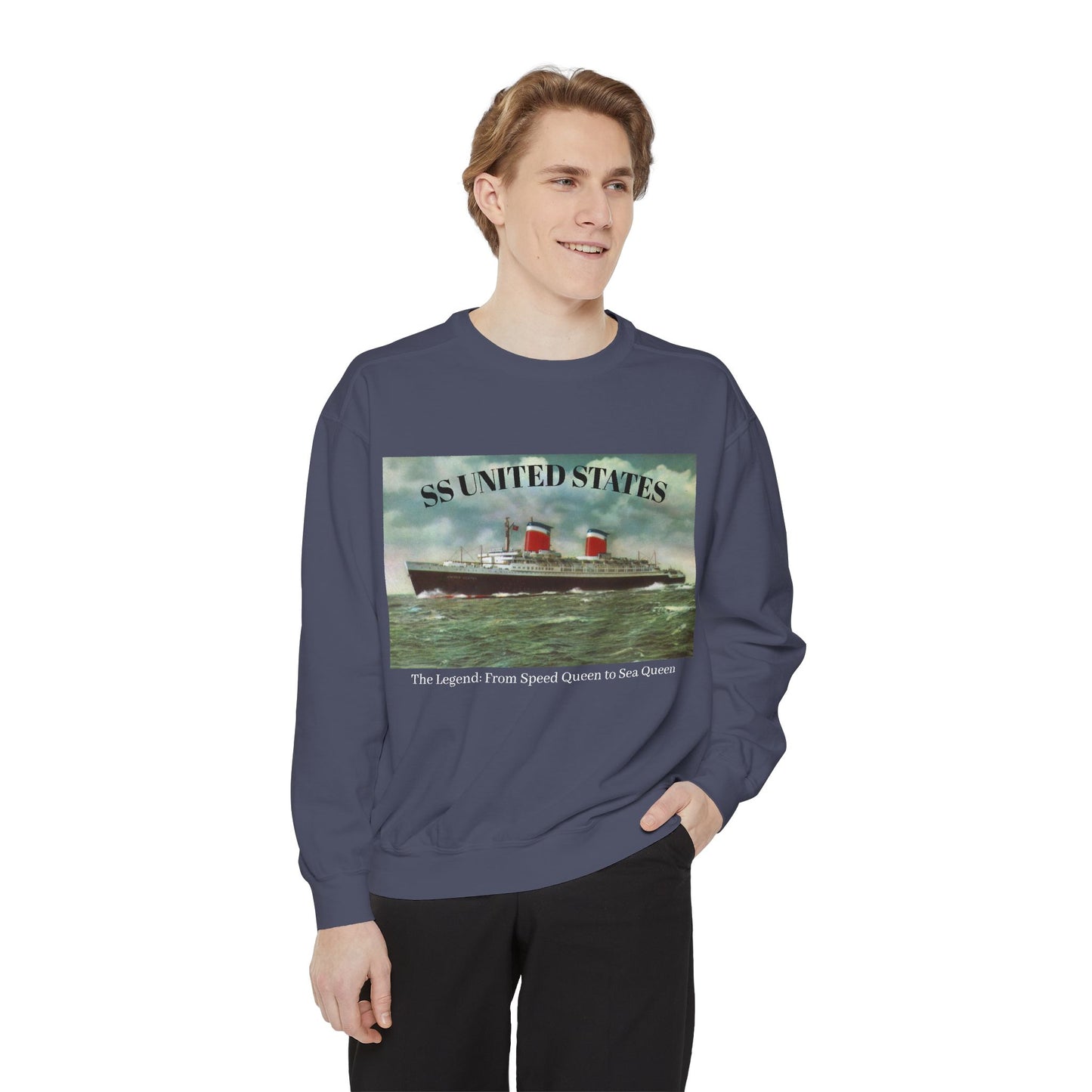 SS United States - Sweatshirt, The Legend, Speed Queen to Sea Queen