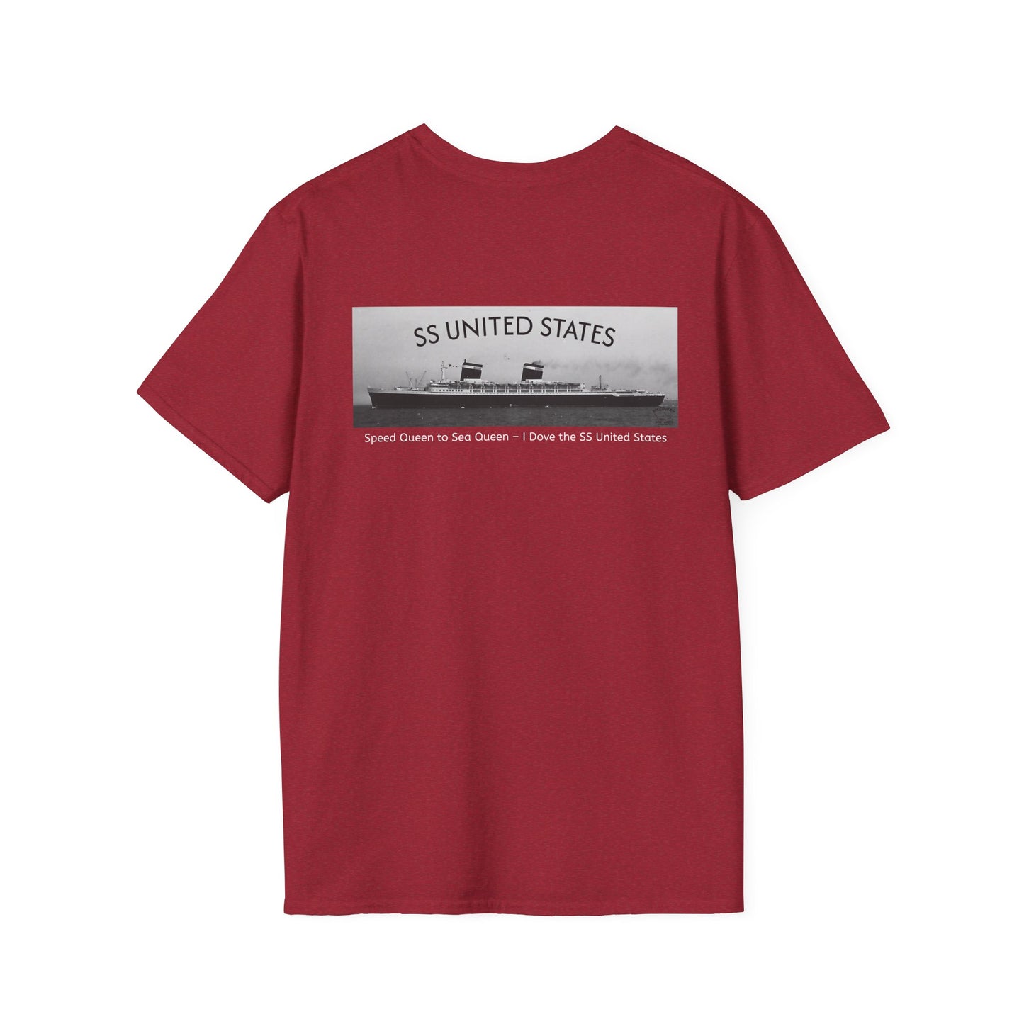 SS United States - T shirt, Speed Queen, dive shirt