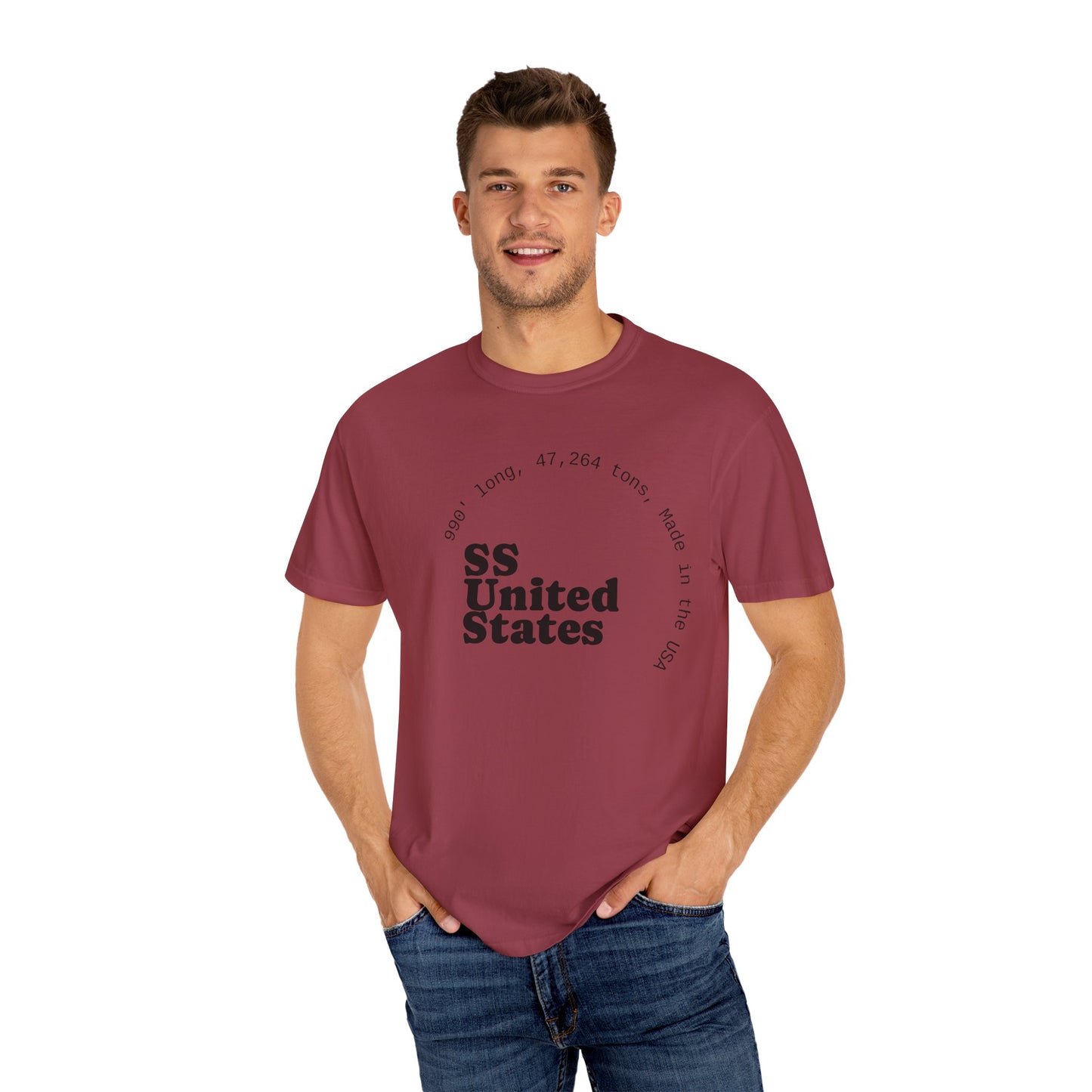 SS United States T-shirt - Largest Artificial Reef - Blue Riband Winner