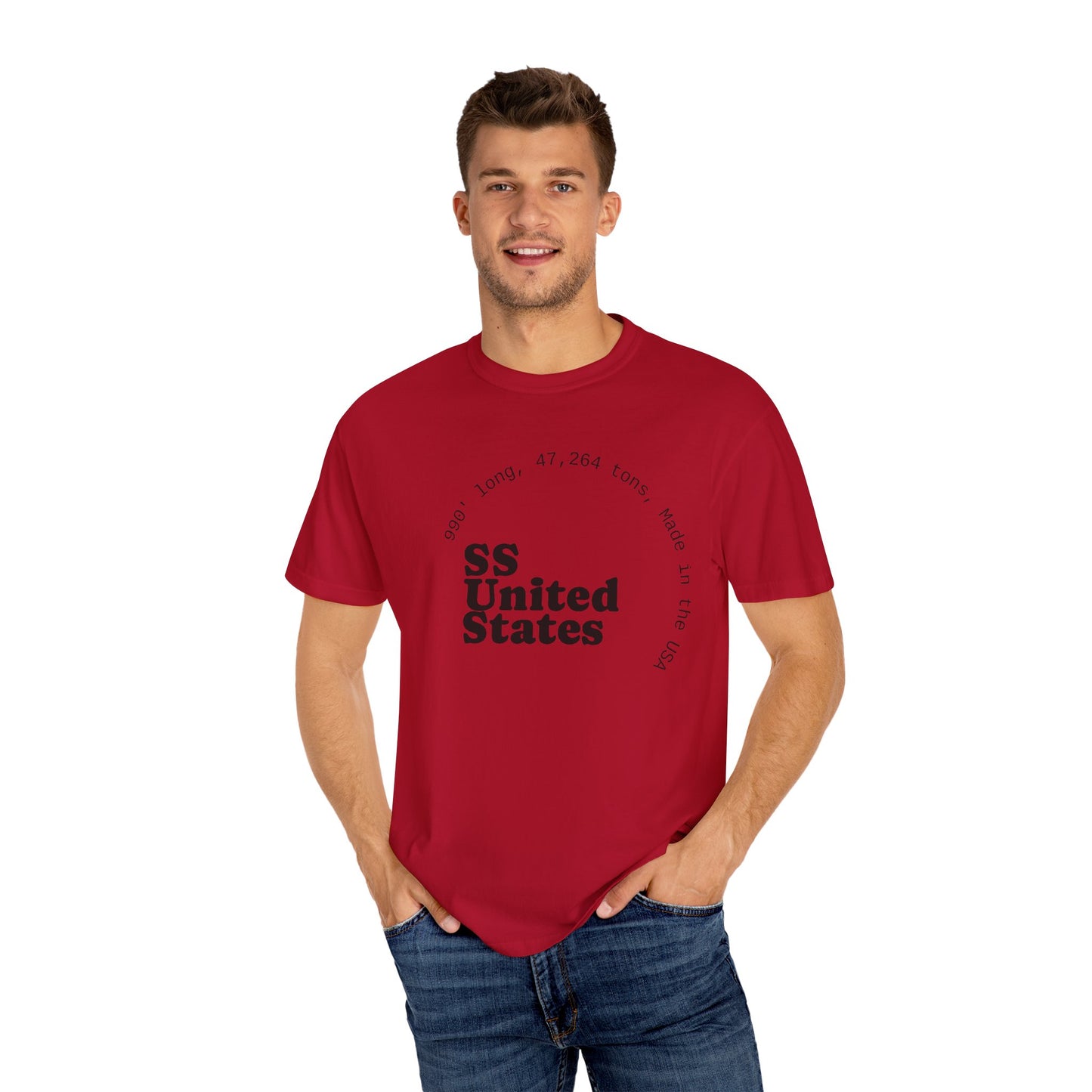 SS United States T-shirt - Largest Artificial Reef - Blue Riband Winner