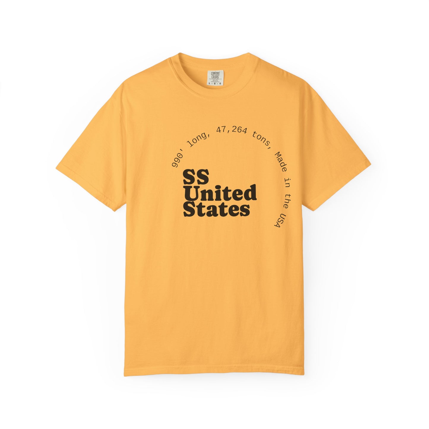 SS United States T-shirt - Largest Artificial Reef - Blue Riband Winner