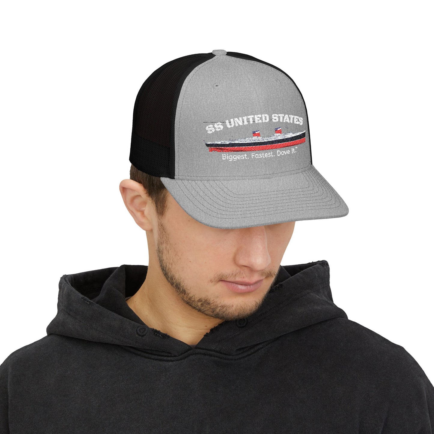 SS United States - Trucker Cap "Biggest. Fastest. Dove It"