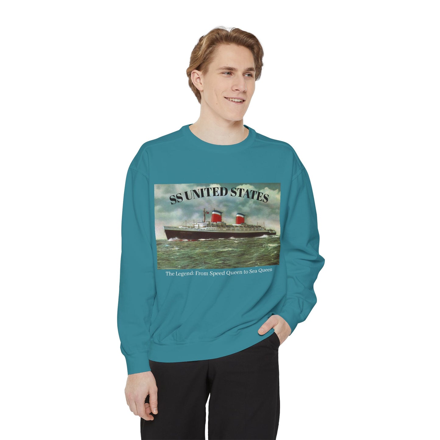 SS United States - Sweatshirt, The Legend, Speed Queen to Sea Queen