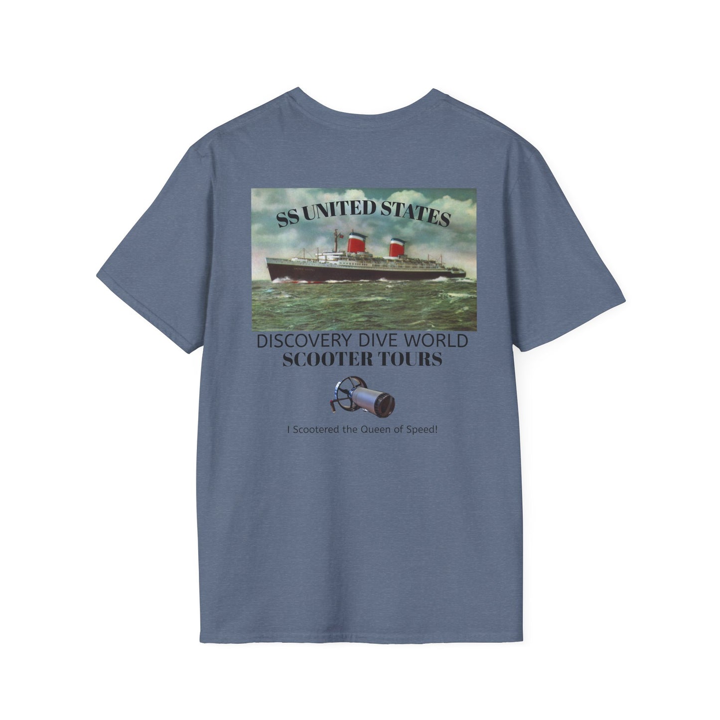 SS United States - Scooter Tours T-Shirt - Discovery Dive World