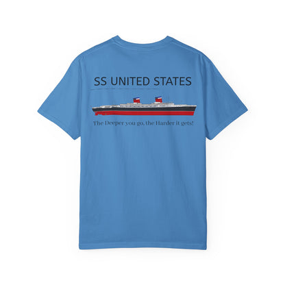 SS United States - T-Shirt, The Deeper you Go, The Harder it Gets