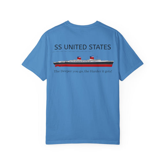 SS United States - T-Shirt, The Deeper you Go, The Harder it Gets