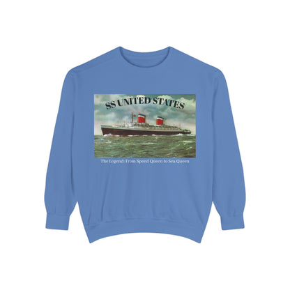 SS United States - Sweatshirt, The Legend, Speed Queen to Sea Queen