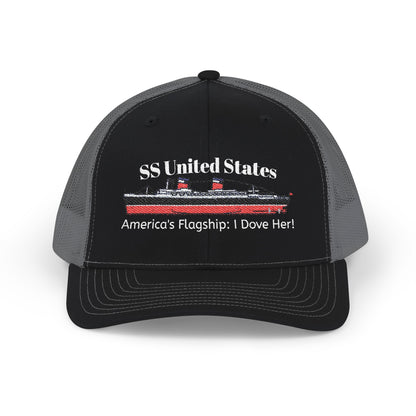 SS United States Trucker Cap - Largest Artificial Reef In the World!
