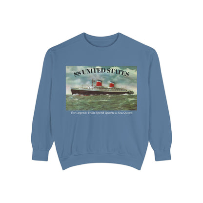 SS United States - Sweatshirt, The Legend, Speed Queen to Sea Queen