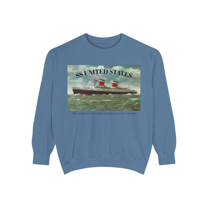 SS United States - Sweatshirt. Speed Queen to Sea Queen
