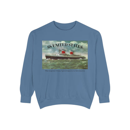 SS United States - Sweatshirt. Speed Queen to Sea Queen
