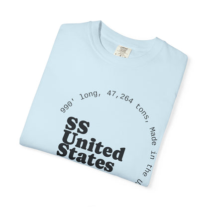 SS United States T-shirt - Largest Artificial Reef - Blue Riband Winner