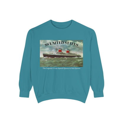 SS United States - Sweatshirt, The Legend, Speed Queen to Sea Queen