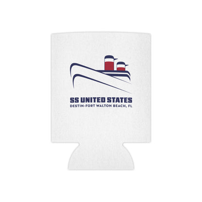 Can Cooler — SS United States Cruise & Dive Flag Design