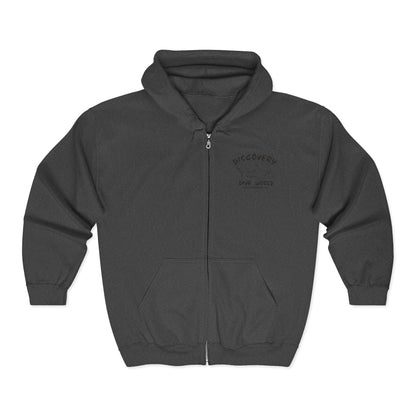 Discovery Dive World - Scuba Dive Full Zip Hooded Sweatshirt