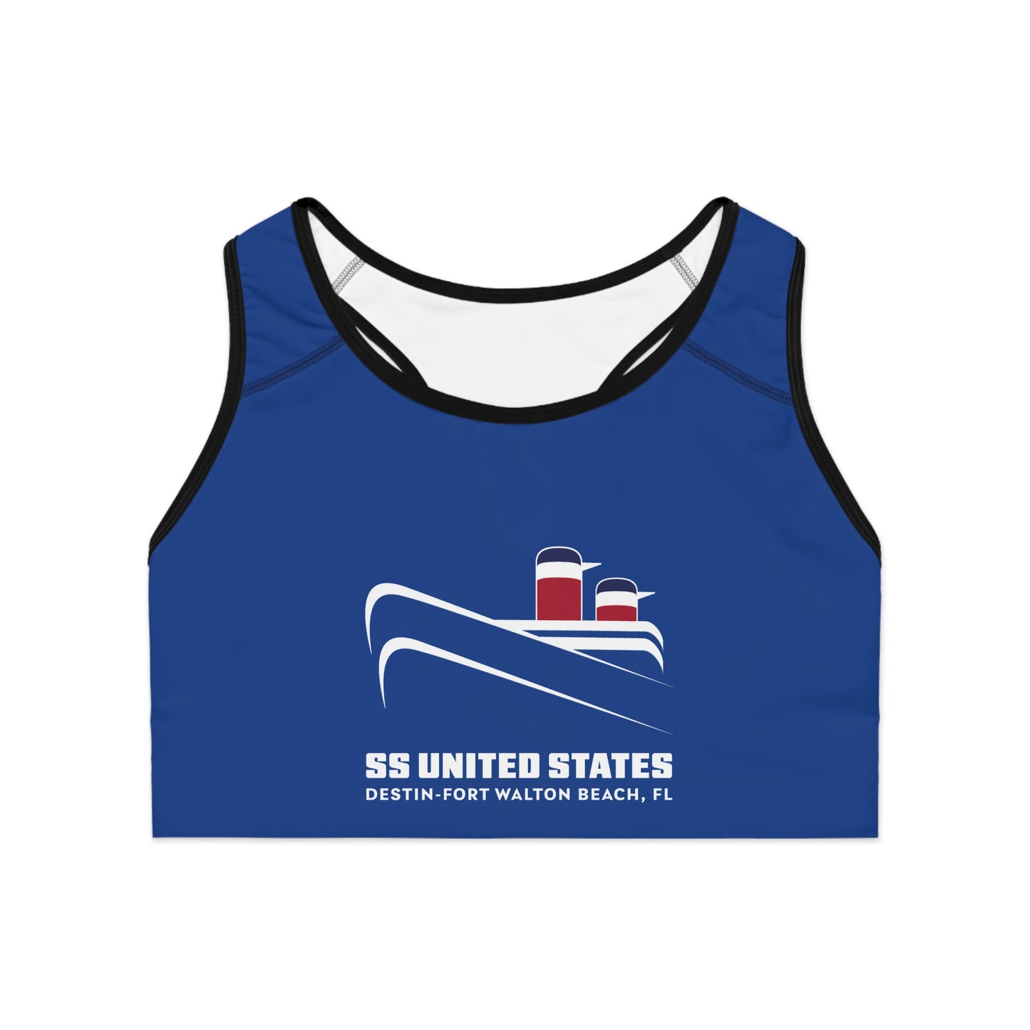 SS United States Sports Bra — Destin Fort Walton Beach Nautical Activewear
