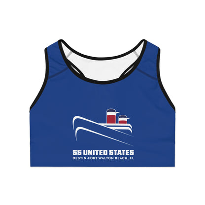 SS United States Sports Bra — Destin Fort Walton Beach Nautical Activewear
