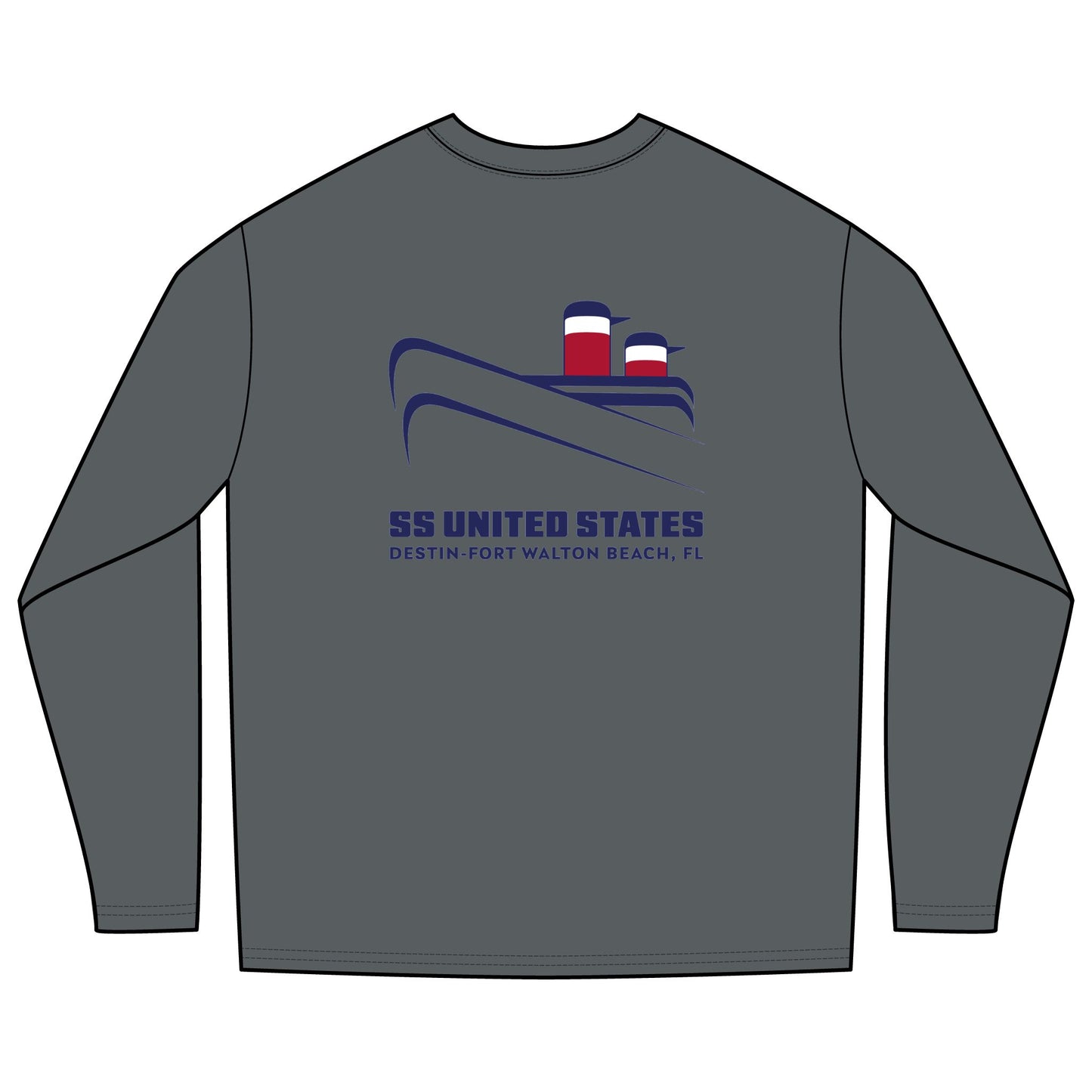SS United States Long Sleeve Dive Rashguard Tee